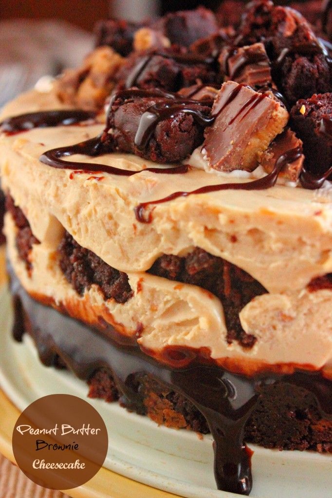 Peanut Butter Brownie Cheesecake