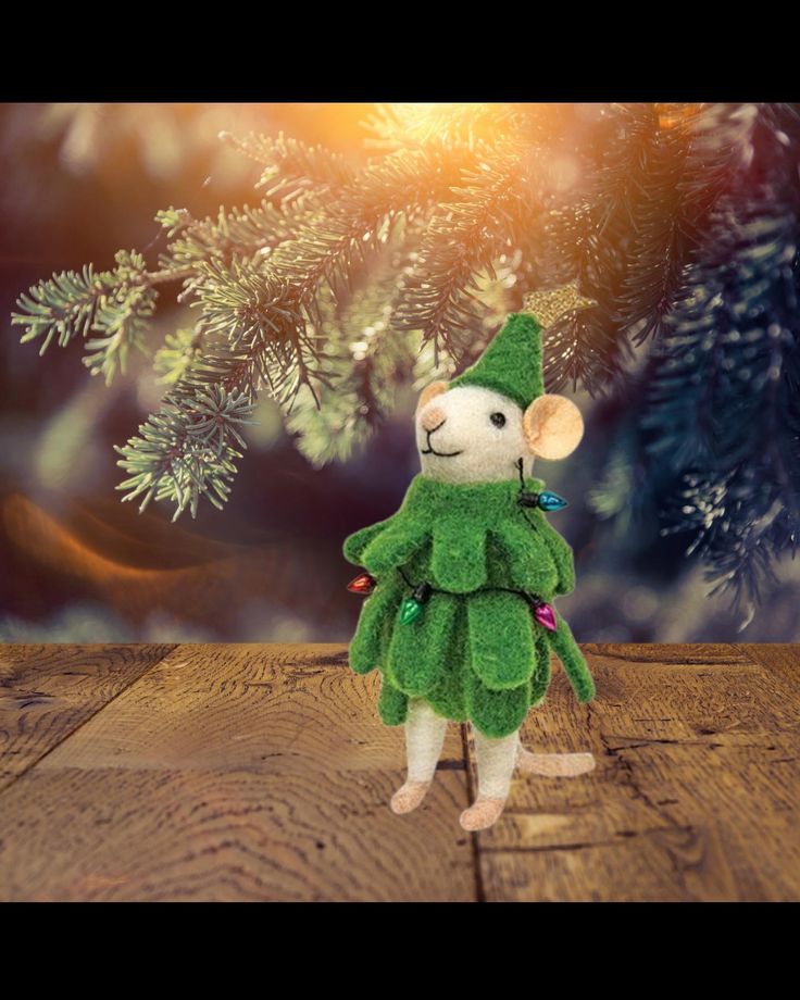 Add a little whimsy to your holiday tree! This wool-felted o