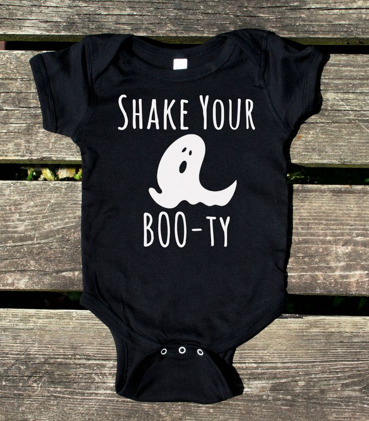 Shake Your Boo-Ty Ghost Baby Bodysuit Funny Halloween Boo Ne