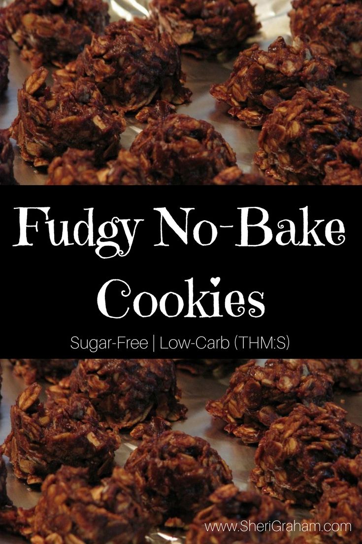 Fix these Fudgy No-Bake Cookies with NO GUILT!