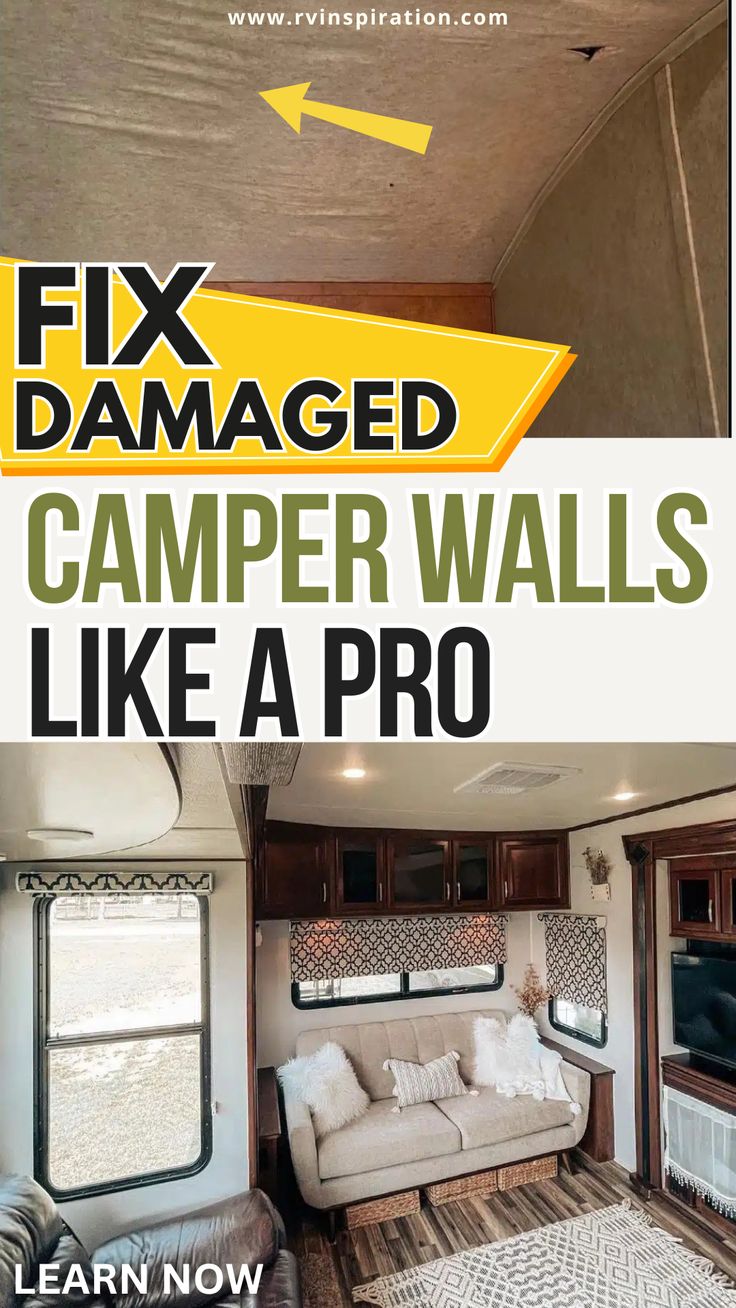 Camper wall repair doesn't have to be intimidating. Learn st