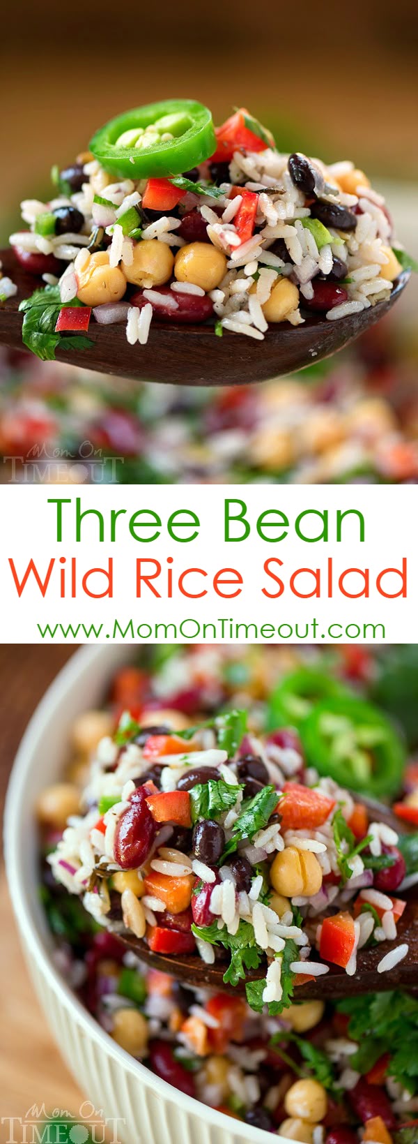 Turn to this Three Bean Wild Rice Salad for an easy and deli