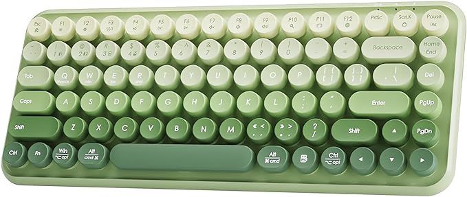 Amazon.com: TISHLED Typewriter Keyboard Wireless 2.4GHz/Blue