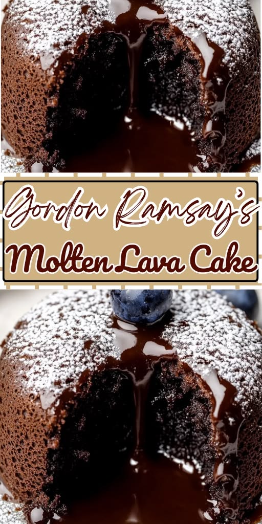 Create a luxurious restaurant-quality molten lava cake right