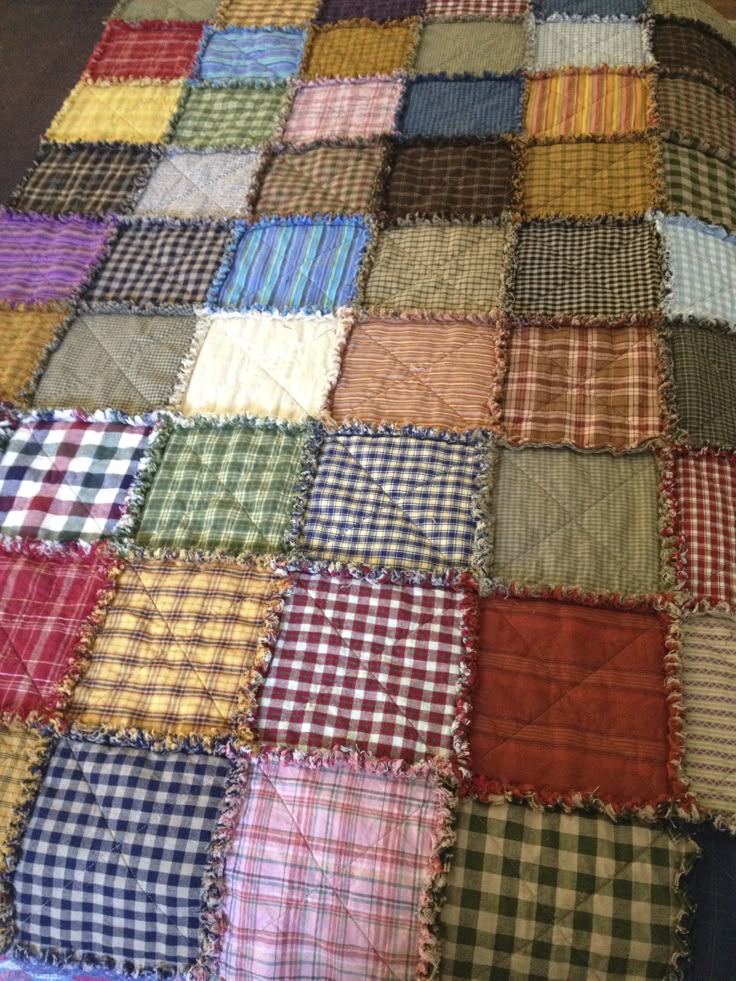 Rag Quilt that I kept