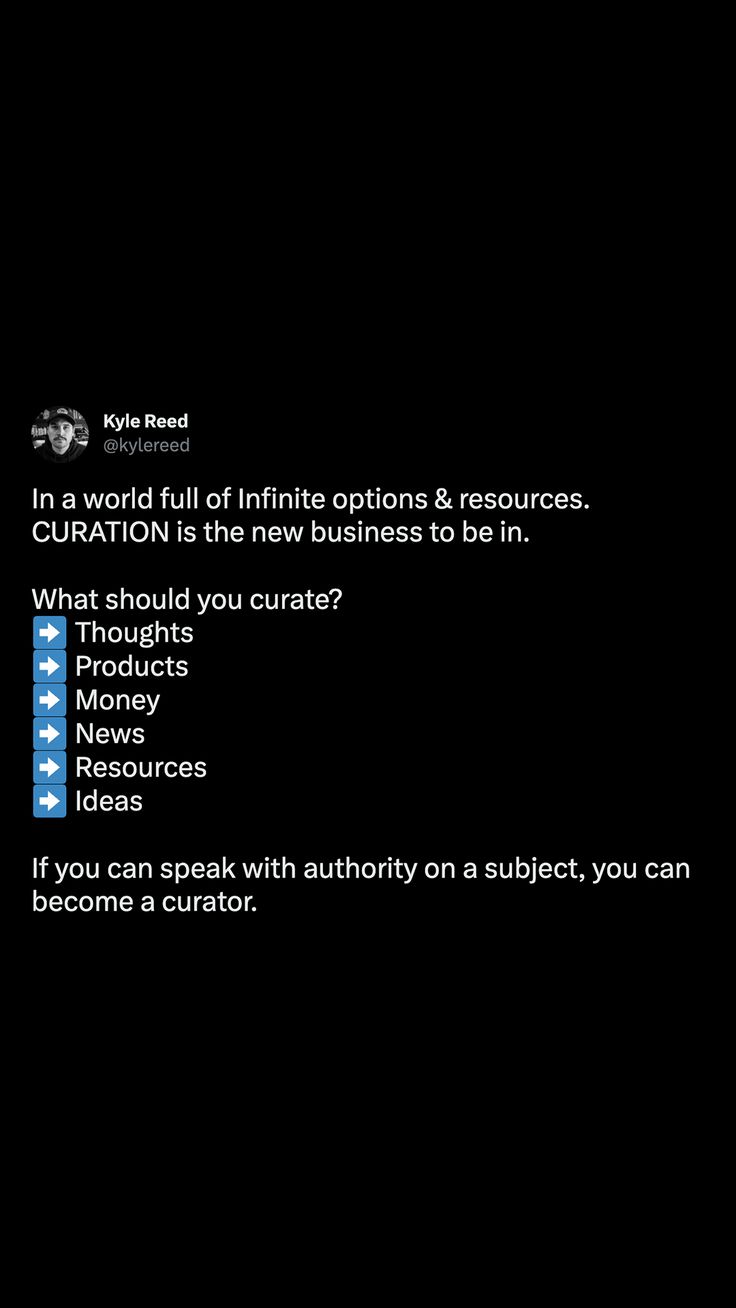 Growth of your brand or small business comes through curatin