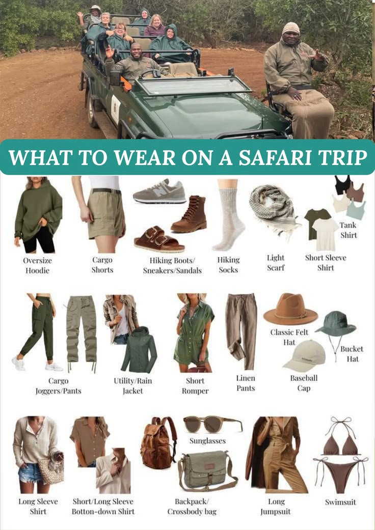 Safari Carry-On Packing Guide for Women