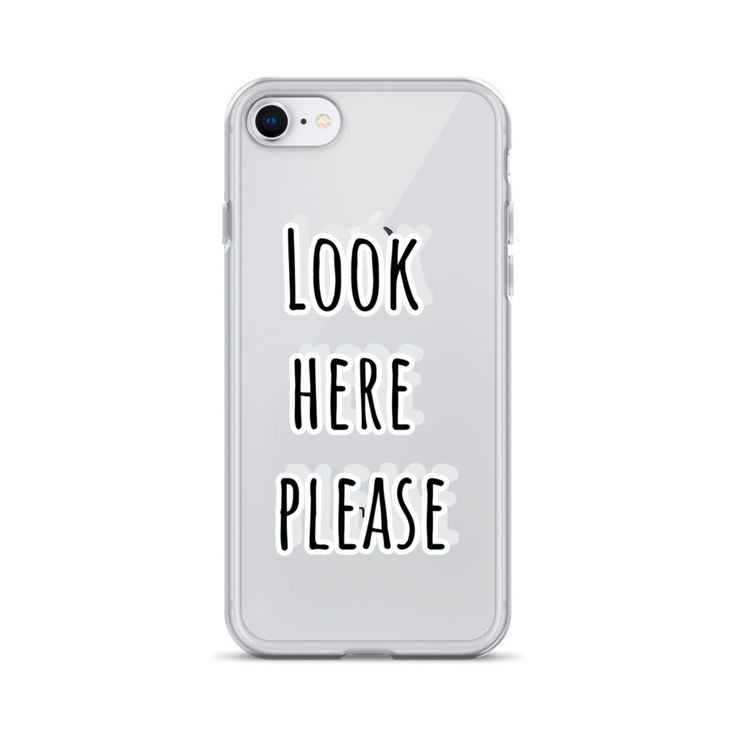 iPhone Case/Look Here Please/Aesthetic/Comfortable/Useful/Gr