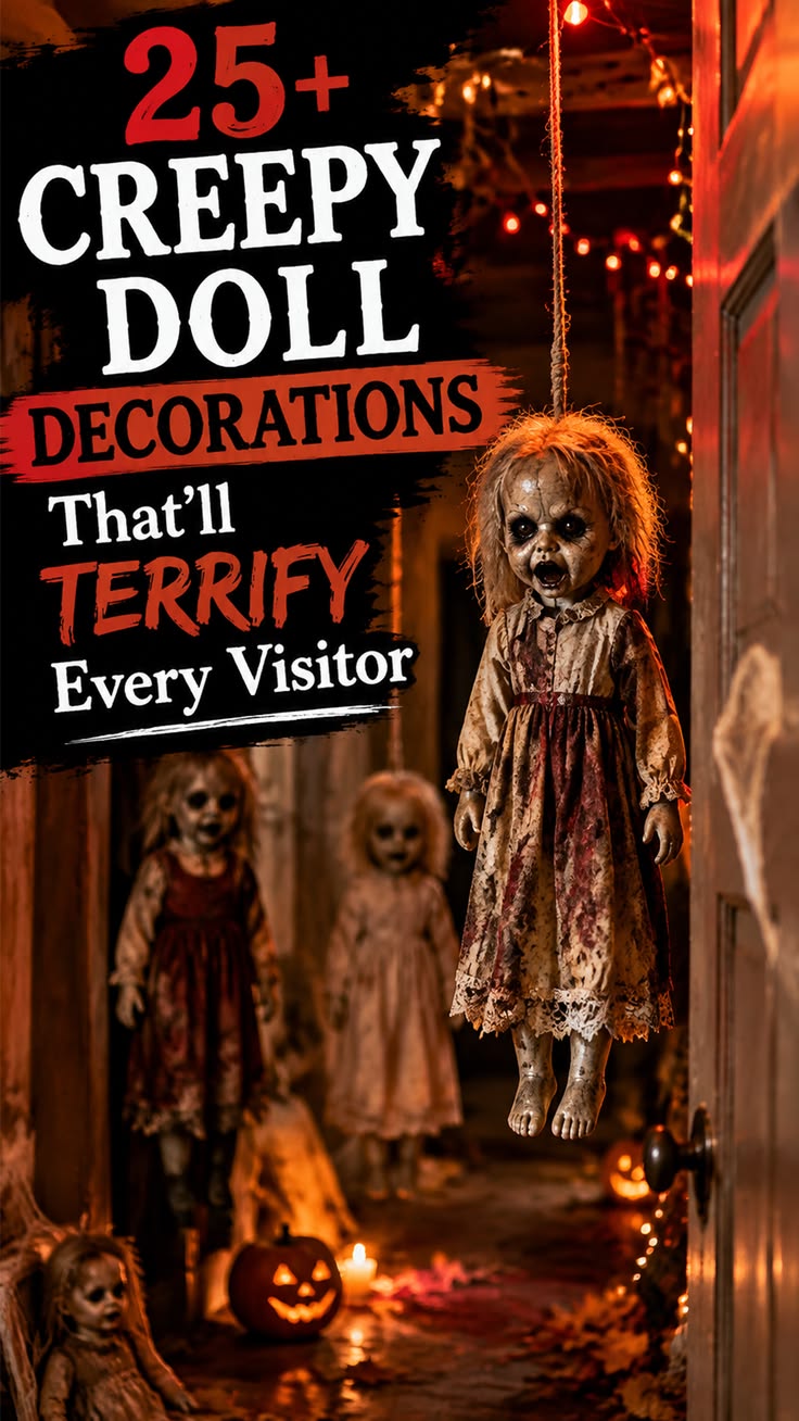 Nothing says Halloween decoration scary like a wall of creep