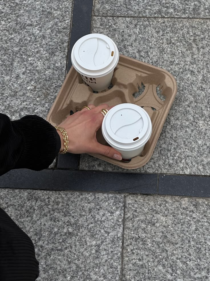 Morning coffee and the perfect jewelry stack⁠