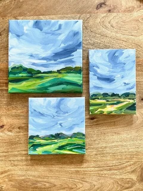 Abstract Landscape Painting with Acrylics — Elle Byers Art