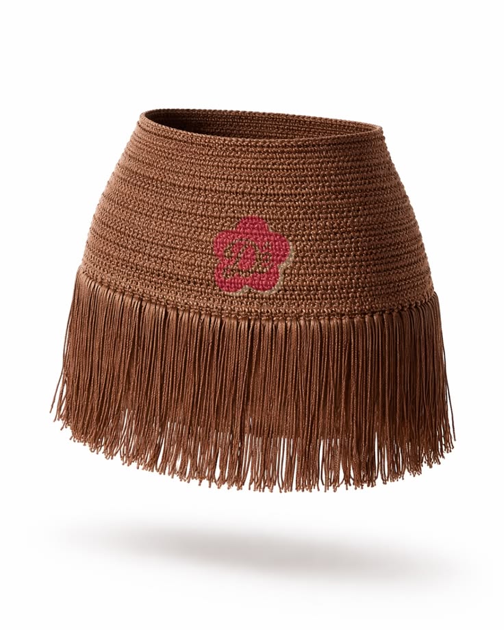 Saia de franjas marrom 🤎
A peça perfeita para seu look de ro
