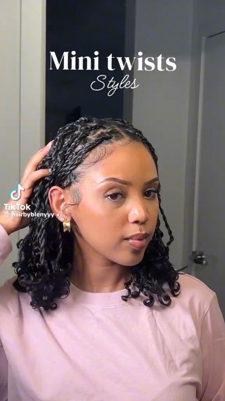 #minitwists #twists #protectivestyles #naturalhairstyles #na