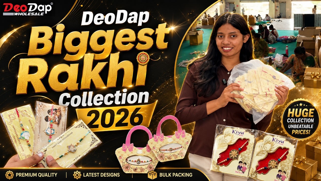 DeoDap Biggest Rakhi Collection 2026 | Wholesale Rakhi Warehouse Tour & Best Designs