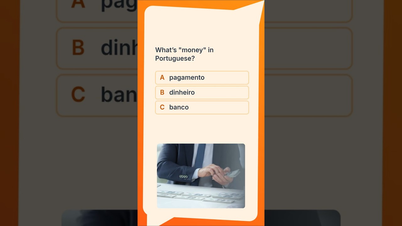 Test your Portuguese money vocab