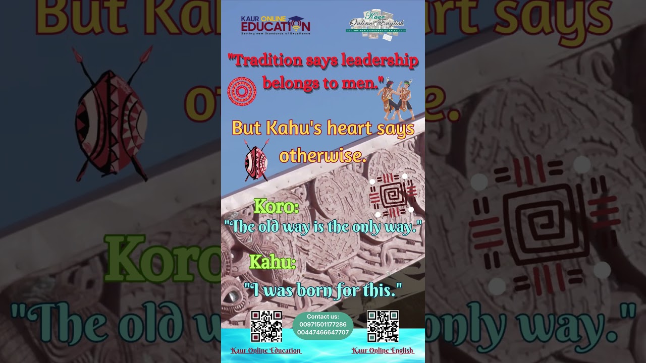 'The Whale Rider'- Witi Ihimaera-with KAUR ONLINE EDUCATION