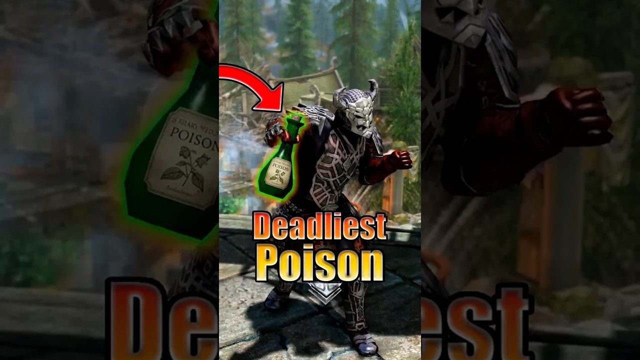 DO NOT consume this Skyrim ingredient #gaming #skyrim #shorts