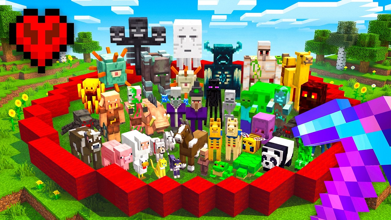 J'ai Capturé Tous les Mobs de Minecraft... [Film Complet]