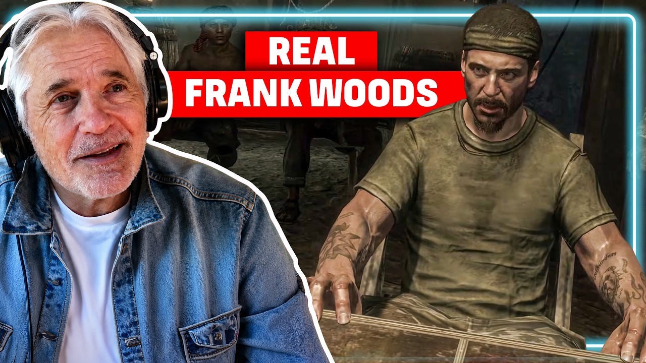 The REAL Frank Woods Reacts to His Call of Duty Scenes