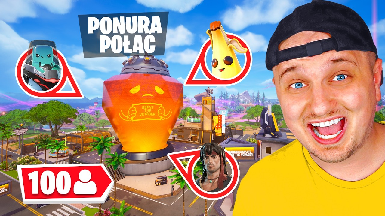 100 WIDZÓW CHOWANEGO NA PONUREJ POŁACI w Fortnite