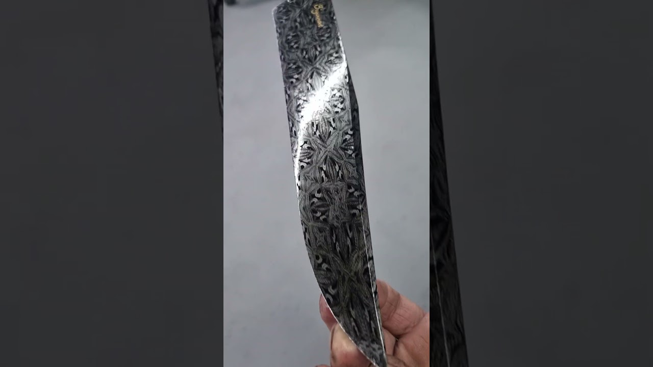 Damasco padrão mosaico. #cutelarianacional #handmade #blacksmith