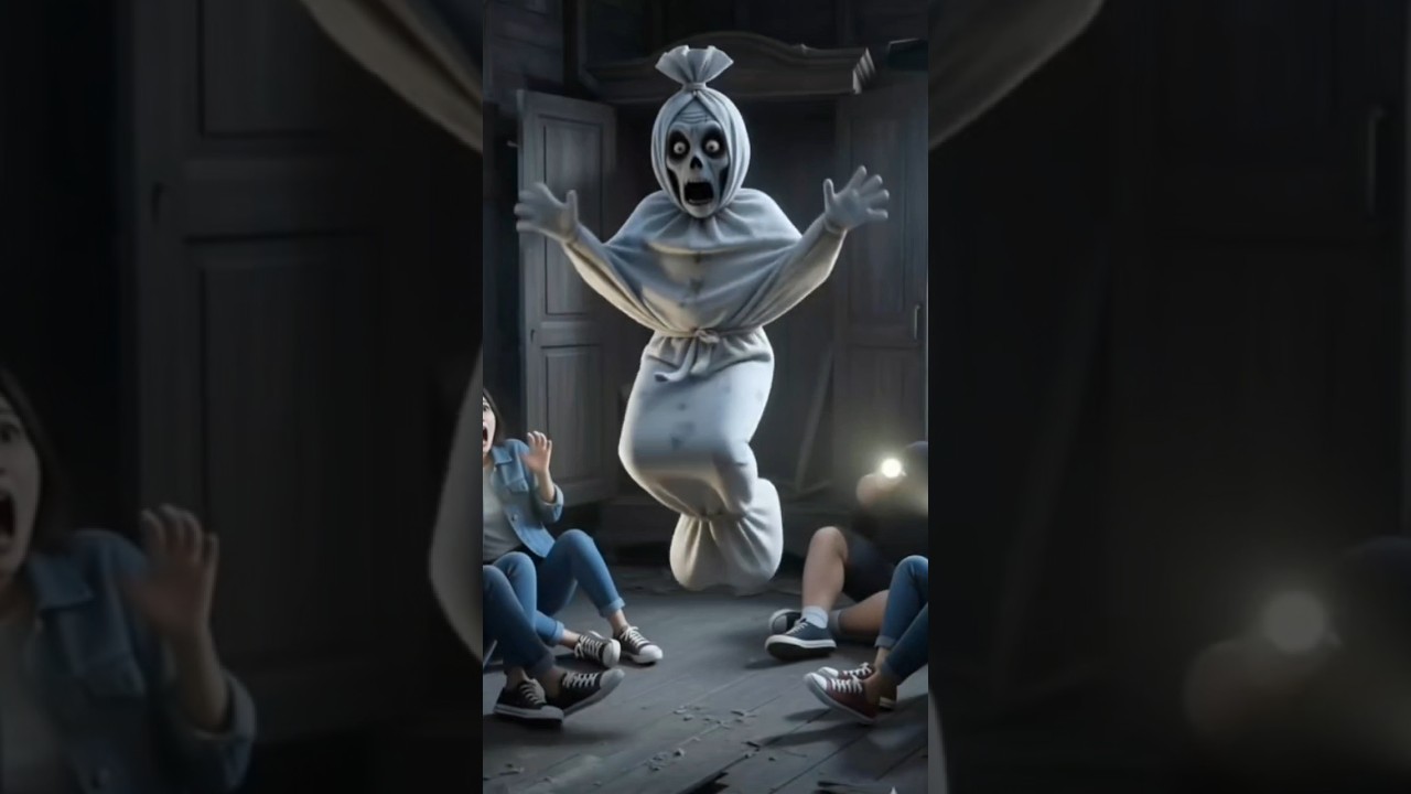 KEPLESET POCONG#animasi #shortvideo #hororkomedi