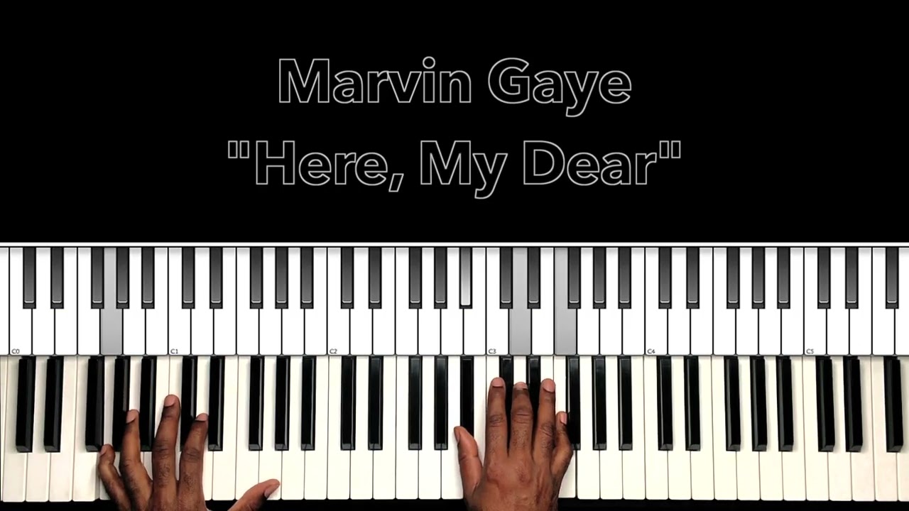 Marvin Gaye "Here, My Dear" Piano Tutorial