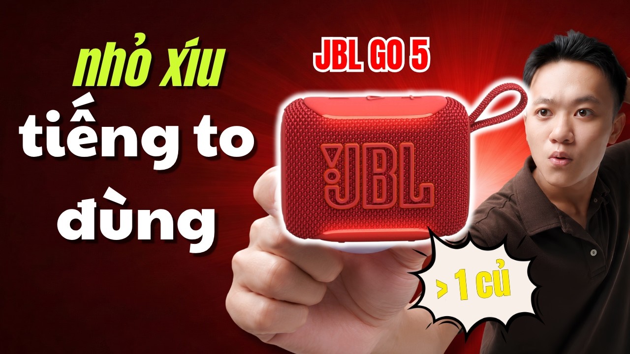 Trải nghiệm JBL GO 5: Loa "Tí Hon" Trên Dưới 1 Củ, Chất Âm Đừng Đùa?