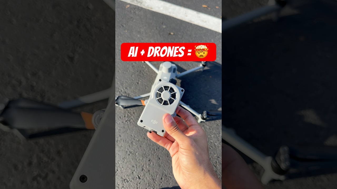 THIS is the future of drones and AI…. #dji #drone #ai