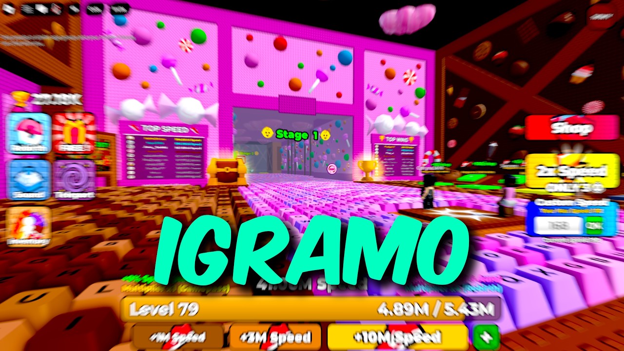 IGRAM +1 SPEED KEYBOARD ESCAPE U ROBLOXU