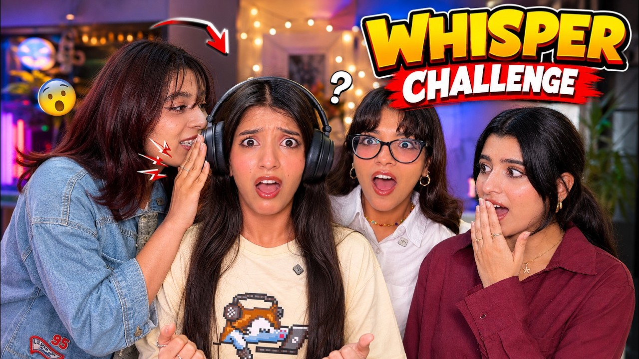 CRAZY Whisper Challenge With Sisters 😂🙈 Day 77/100