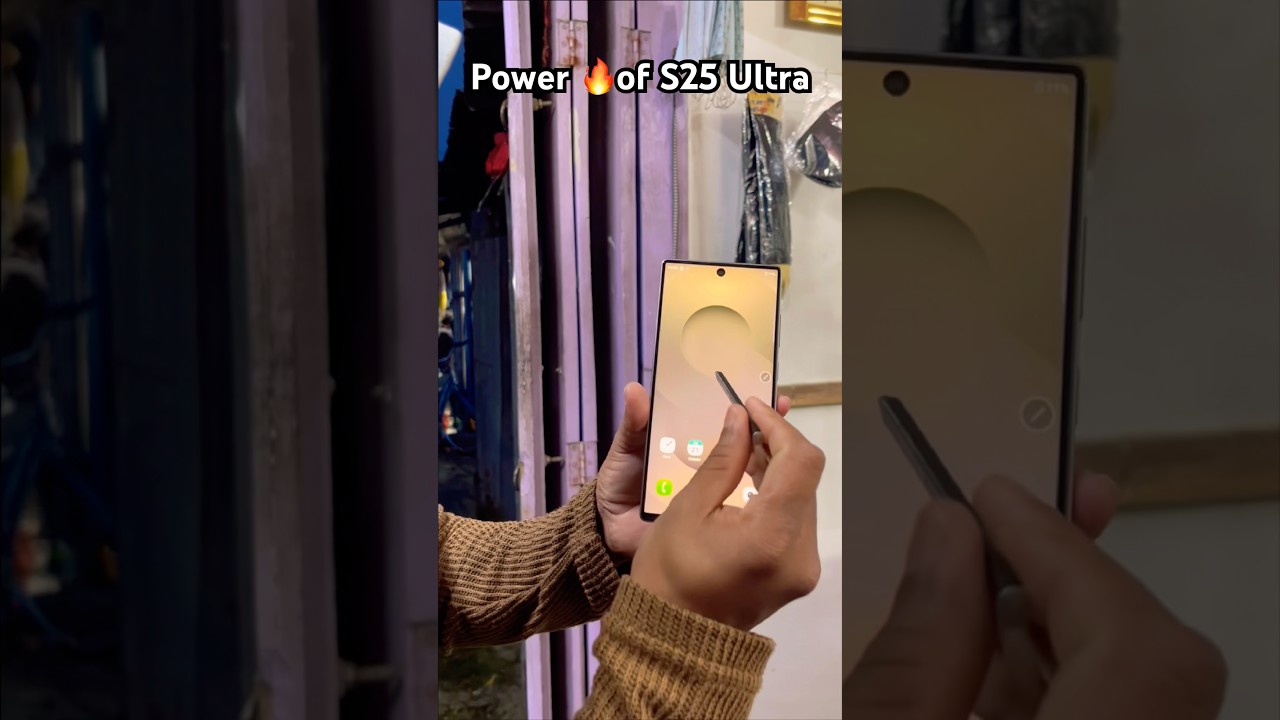 Power of Samsung S25 ultra 🔥 #smartphone #review #trending #shorts #samsungs25ultra #mobilephone