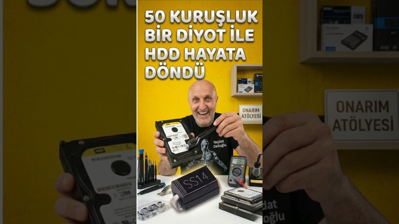 50 Kuruşluk Tamirle HDD Hayata Döndü!