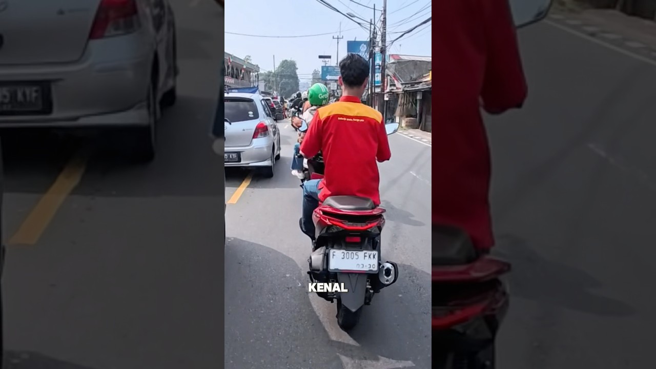 KEJADIAN LUCU DIJALAN RAYA❗️❗️SERU SEKALI MELIHAT MEREKA ..
