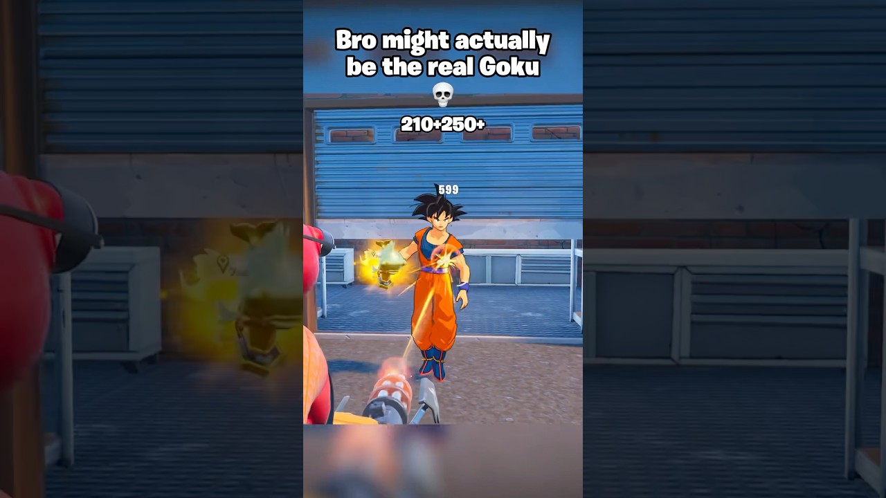 Bro might be Goku 💀😭 #fortnite #fortniteclips