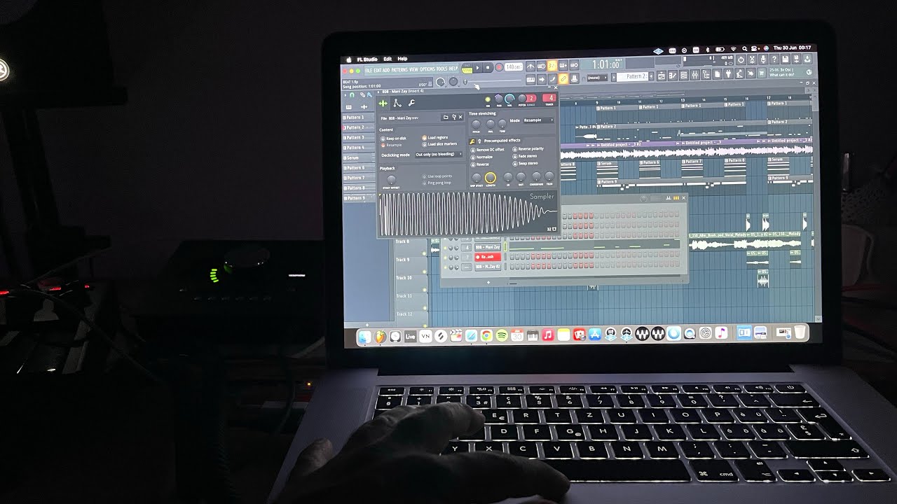 sam-p Cooks Up a Fire Crazy Beats With guitar samples