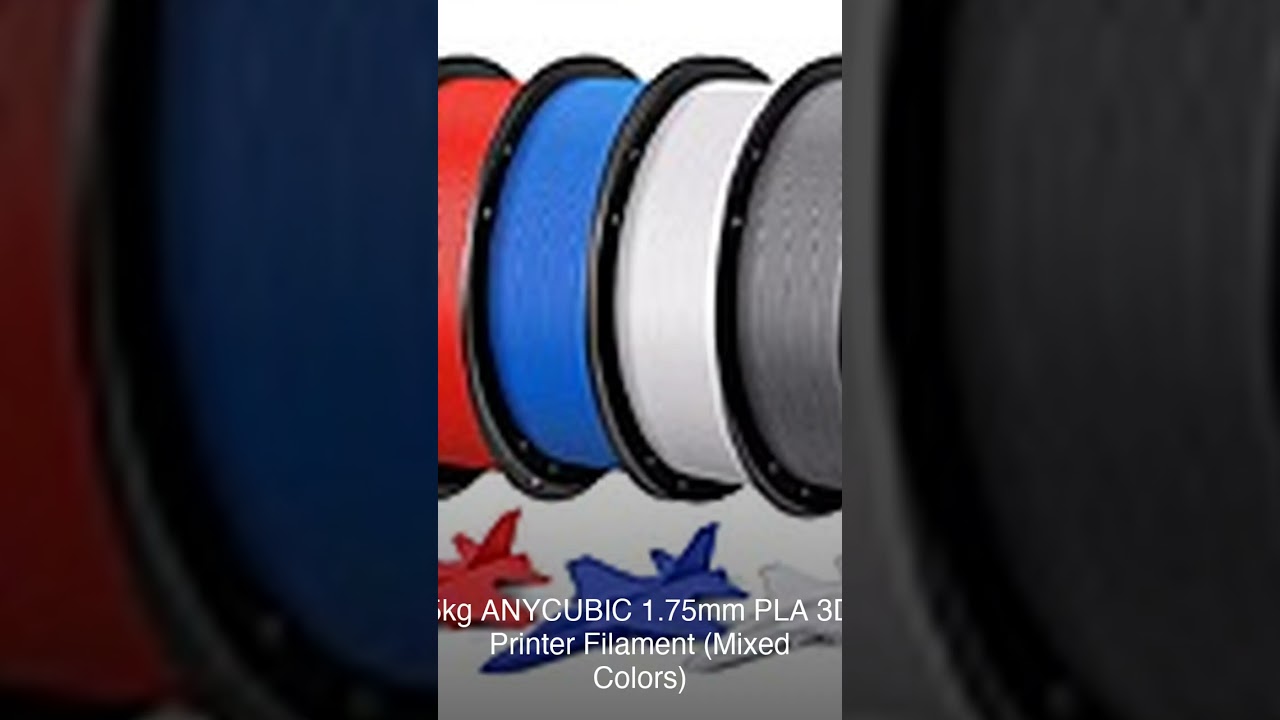 5kg ANYCUBIC 1.75mm PLA 3D Printer Filament (Mixed Colors) Review — Is It Worth It? #Shorts