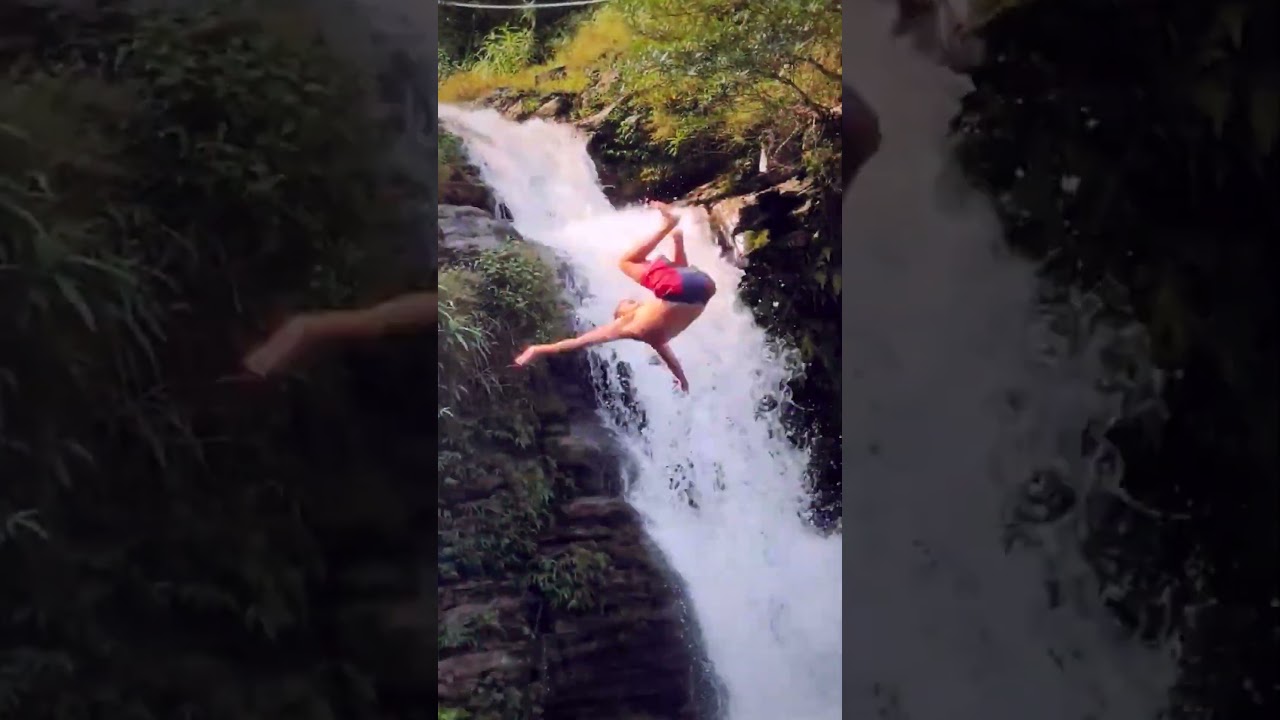 You and your girl friends NEED to feel this cold water rush 😱 #travelling