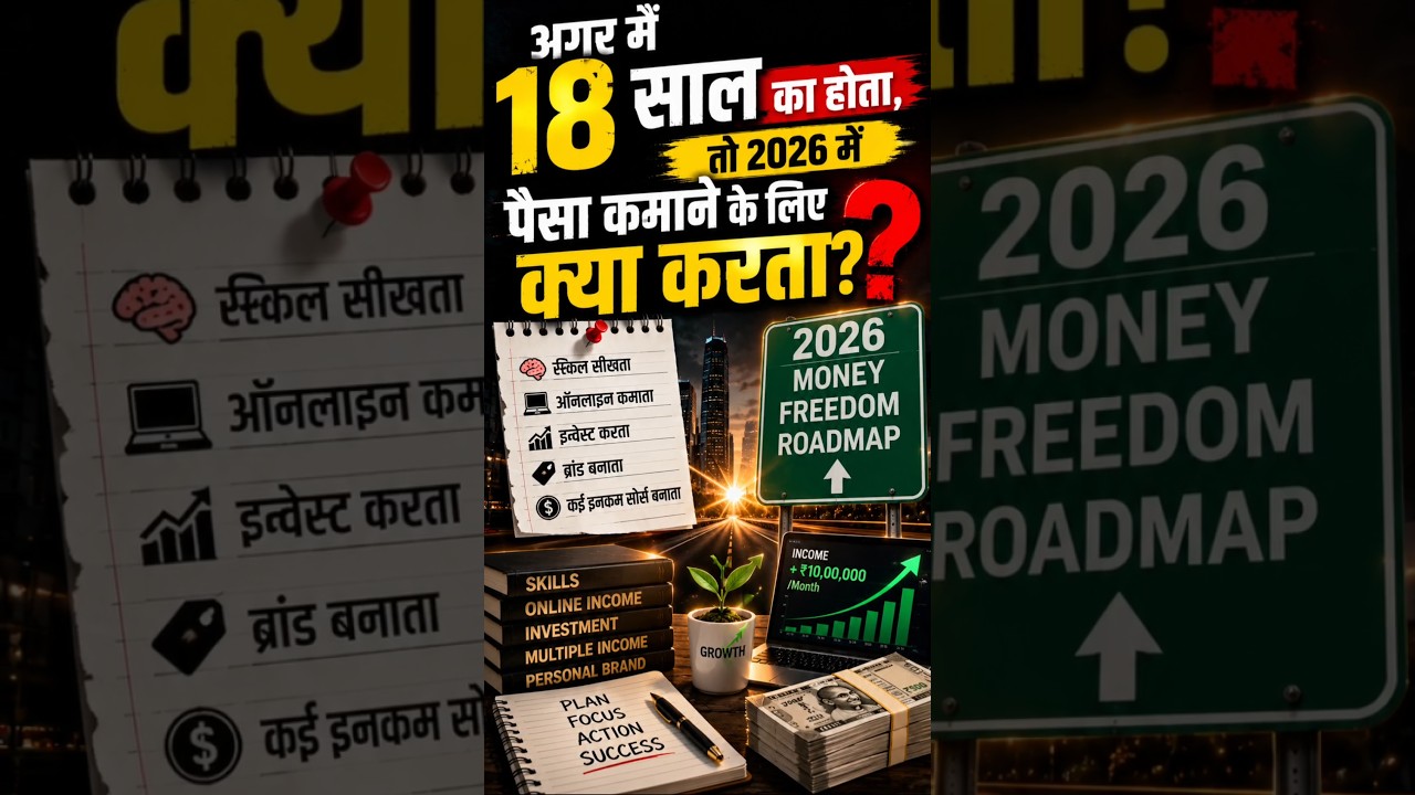 अगर मैं 18 साल का होता तो 2026 में पैसा कमाने के लिए क्या करता? 💰🔥