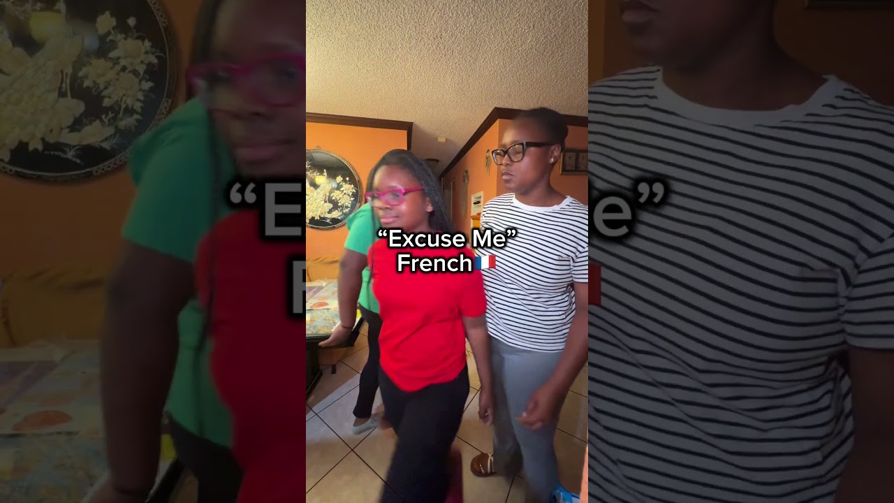 Different cultures saying “Excuse Me” 🤣🤣🤣