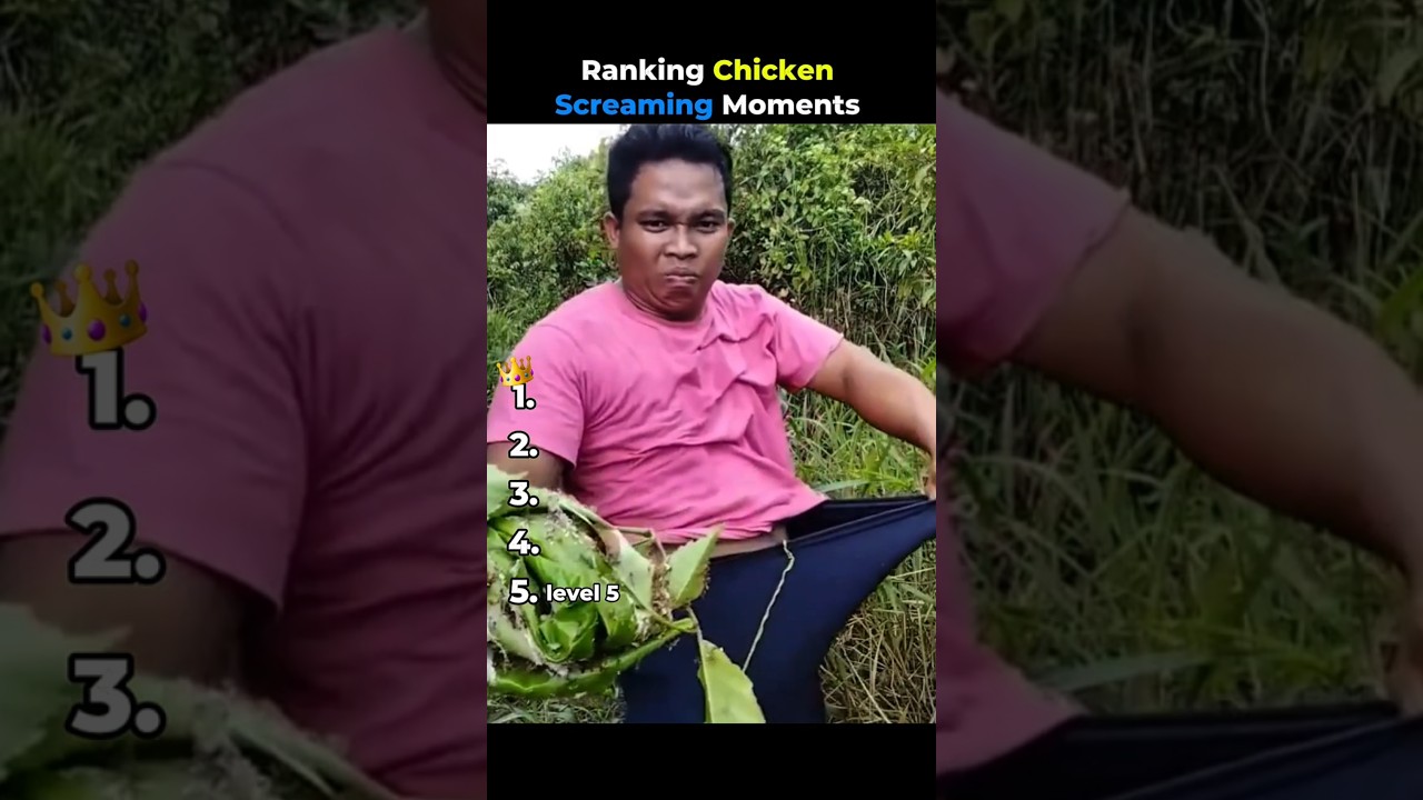 RANKING FUNNIEST CHIKEN SCREAM 💀#usa