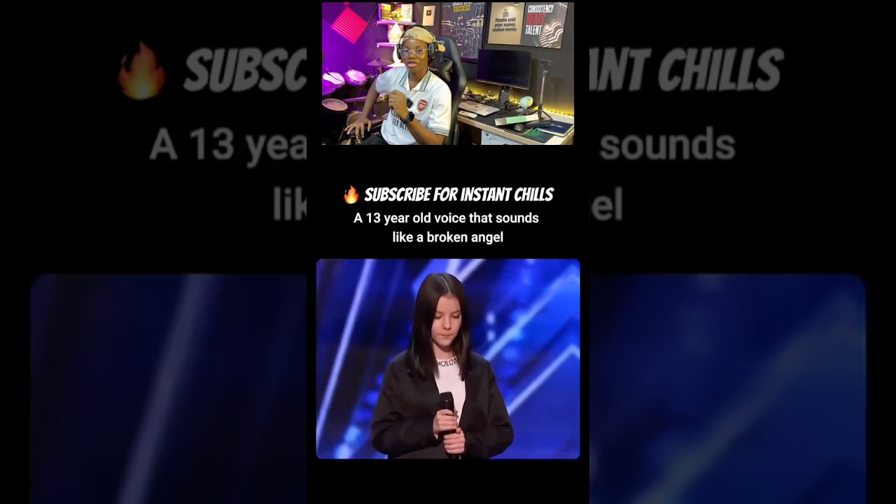 She's just 13 years??😮🤯  #shorts #music #explore #fyp #reaction #talent