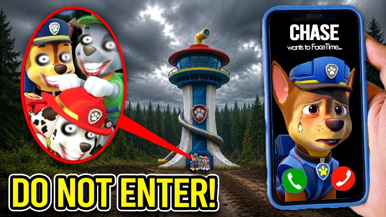 DO NOT ENTER PAW PATROL TOWER IN REAL LIFE!! (CHASE GOT MAD)