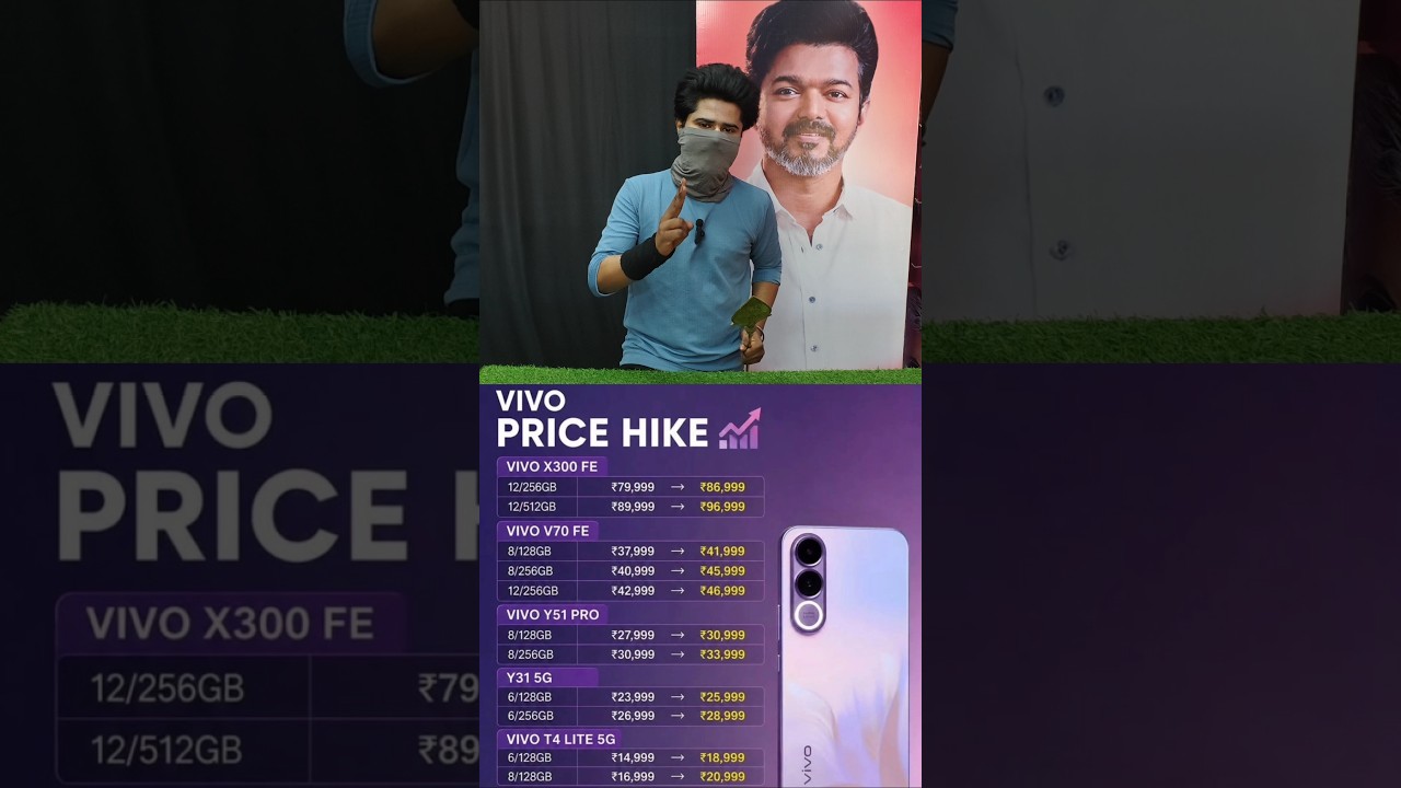 Vivo Prize Hike 😝 Prize Very Very Increased 😡 July Month 2026 🔥 #vivo #thalapathymobiles
