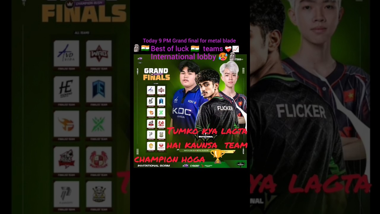 grand finals for metal blade🇮🇳🥵
