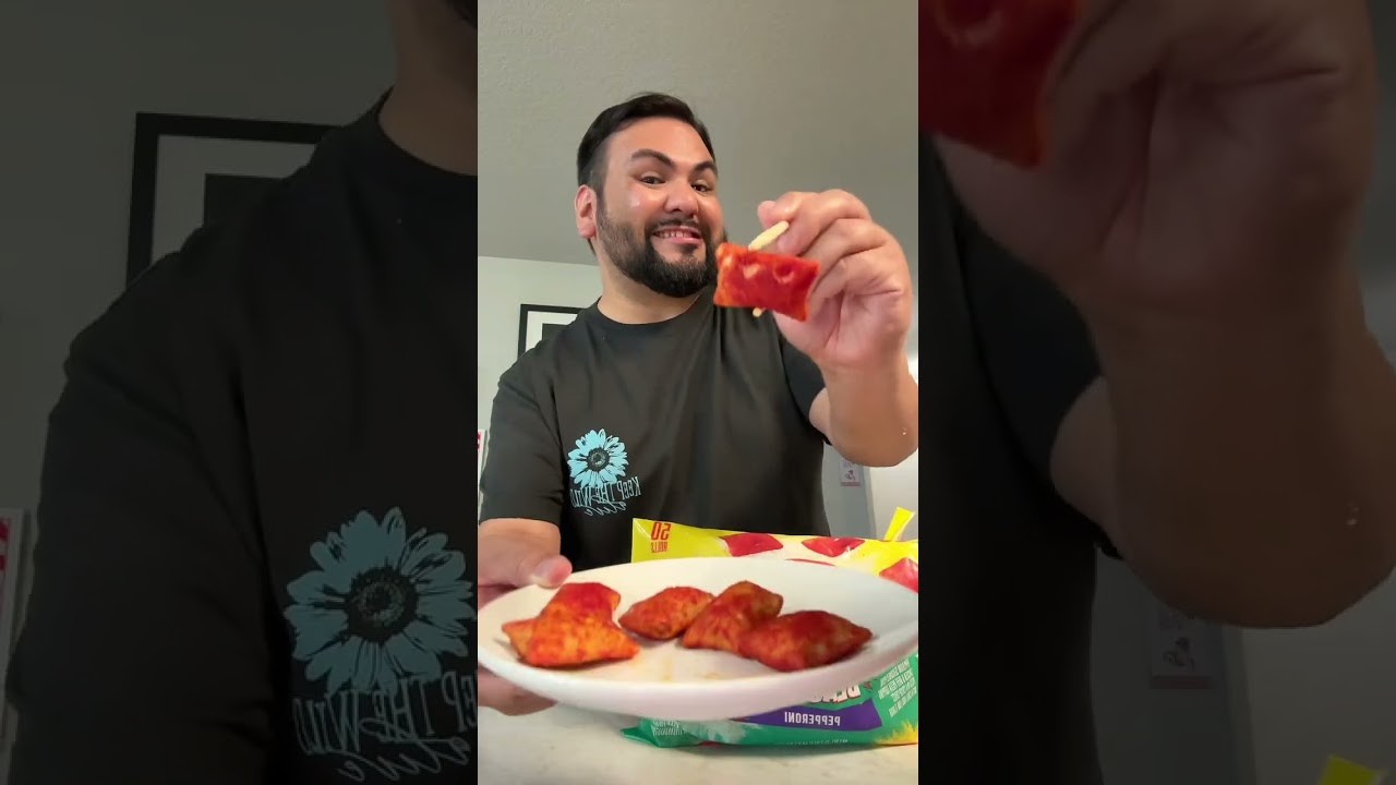 Takis Pizza Rolls! 🍕 🔥 #takis #pizzarolls #eating #tastetest #mukbang