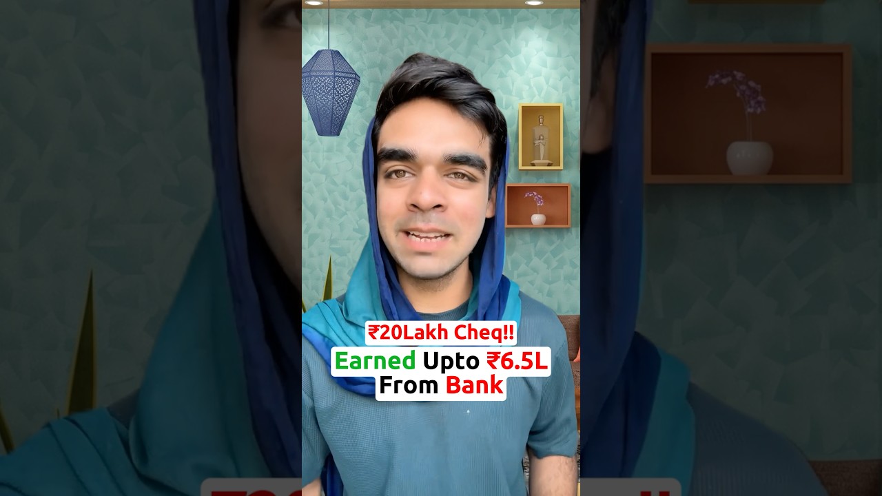 ₹20Lakhs Invest In Fixed Deposit Or Stocks #finance #shorts