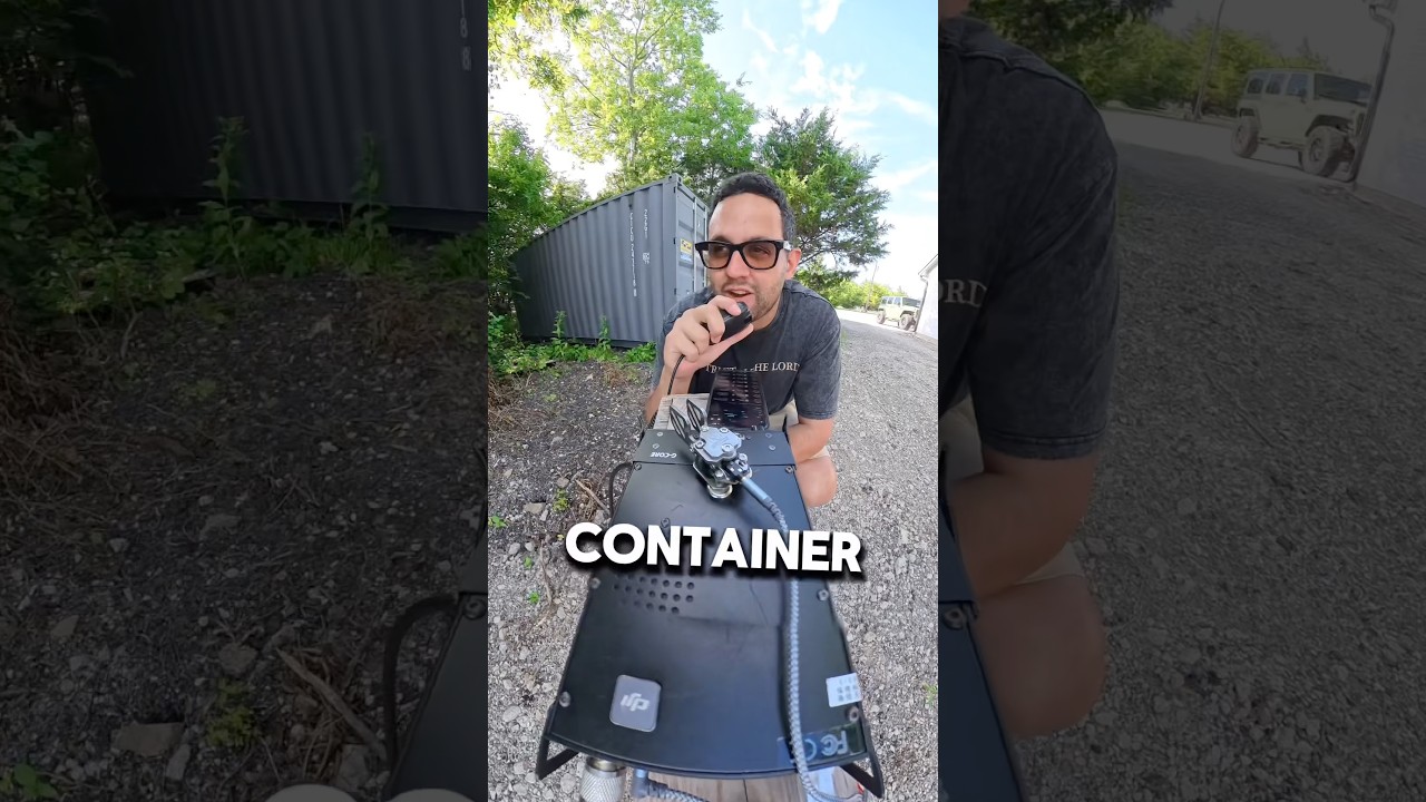 TX to AZ Container antenna! #hobby #hamradio #hamradiolife #contact #antenna