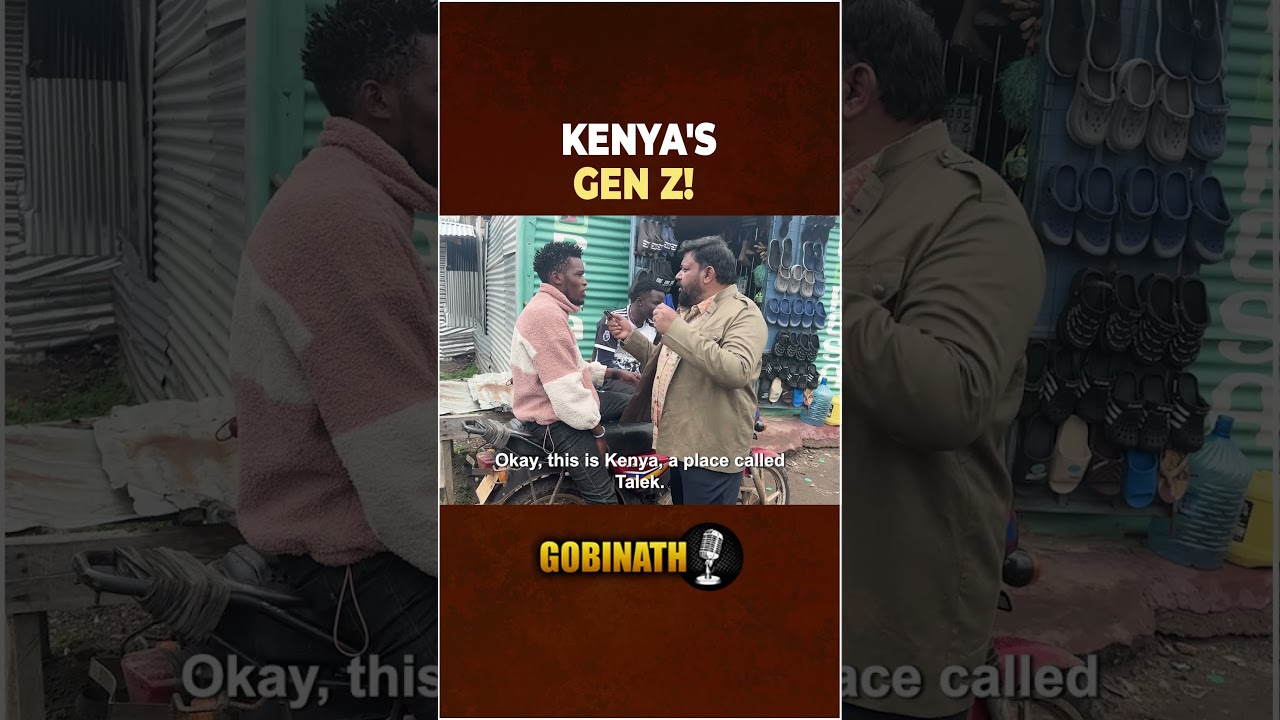 Kenya's Gen Z Asked Me for Money to Give an Interview ! 😂 | Gobinath #shorts