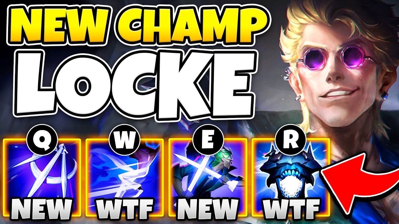 NEW CHAMP LOCKE IS THE COOLEST CHAMPION IN YEARS! AN AP ASSASSIN WHO INFINITELY SCALES?!